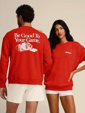 Wilson Red Parkside Crewneck